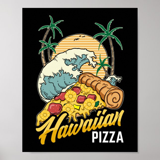 Poster Pizza Havaiana (Frente)