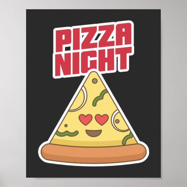 Poster Pizza Night (Frente)