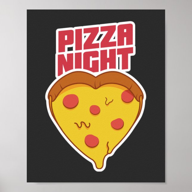 Poster Pizza Night (Frente)