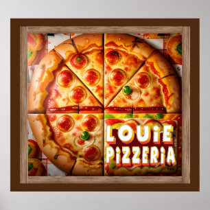 Poster Pizza Pizzeria Design