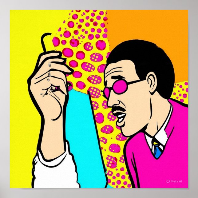 Poster Pizza Portrait (Frente)