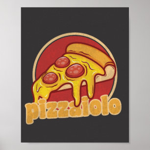 Poster pizzaiolo presente engraçado para fazedores de piz