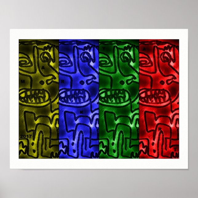 Pôster PL#1030295 Gráfico Contemporâneo MarkyArt Moderno (Frente)