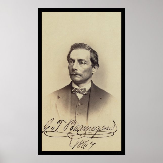 Pôster Placa Assinada De Beleza Geral 1867 (Frente)