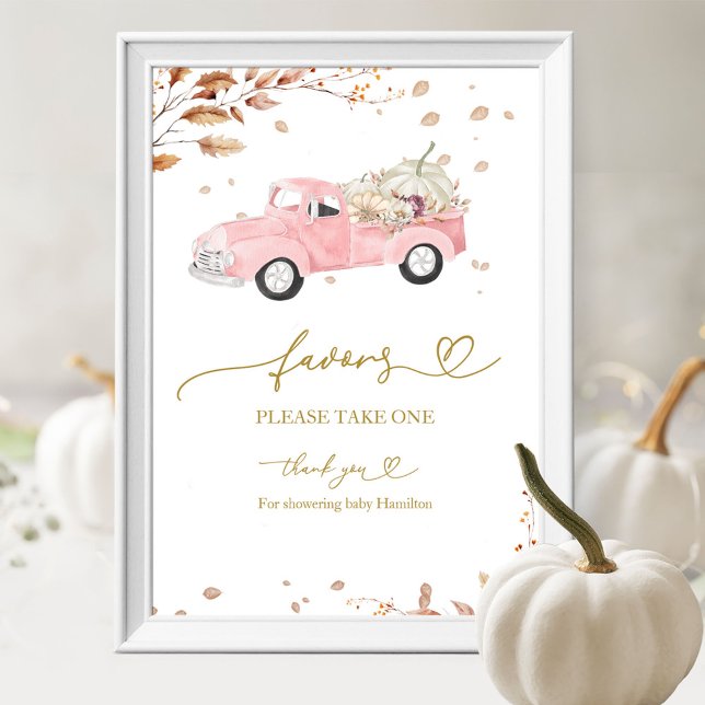 Poster Placa de Agradecimento para Festa de Bebê Menina c (Criador carregado)