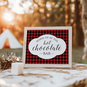 Poster Placa de barra de chocolate quente Wild One Buffal