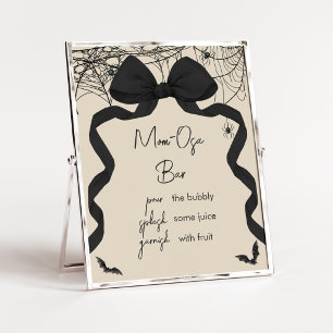 Poster Placa de barra para Mãe Osa de tema Gótico Assusta