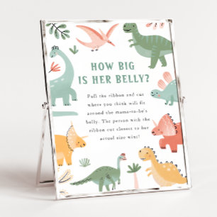 Poster Placa de Barriga para Chá de Bebê