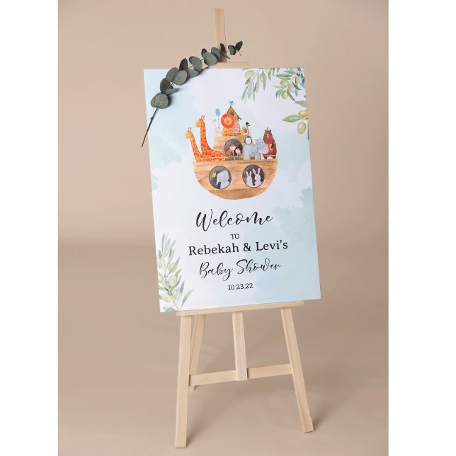 Poster Placa de Boas-Vindas à Arca de Noé (Criador carregado)