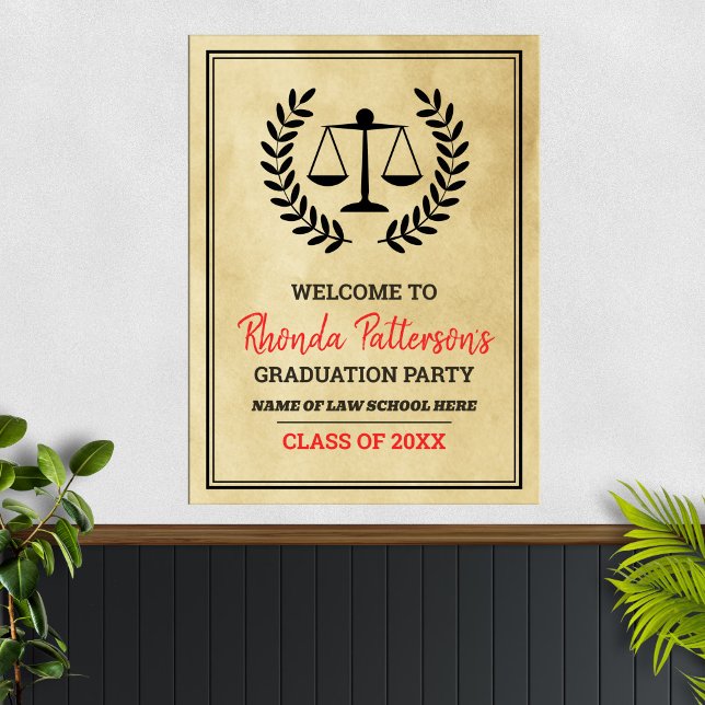 Poster Placa de Boas-Vindas da Festa de Formatura da Facu (Criador carregado)