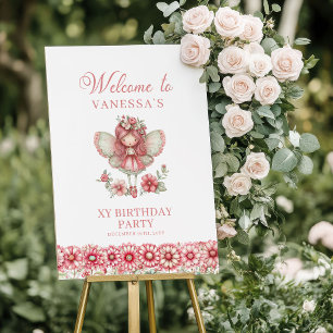 Poster Placa de Boas-Vindas de Aniversário de 3 Anos da F