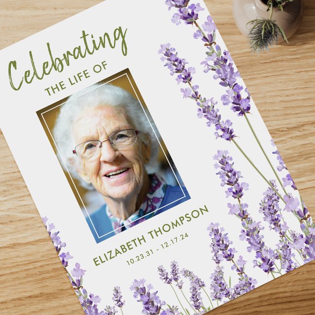 Poster Placa de Boas-Vindas de Funeral | Celebração de Vi (Criador carregado)