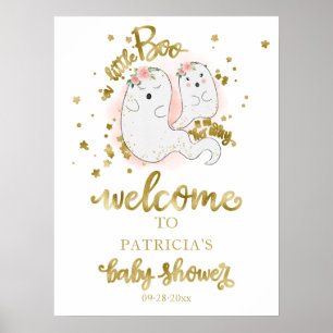 Poster Placa de Boas-Vindas do Chá de Bebê de Halloween d