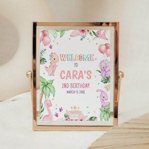 Poster Placa de Boas-Vindas para Festa de Aniversário Saf