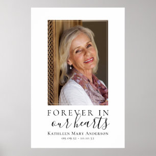 Poster Placa de Boas-Vindas para Funeral Simples e Econôm