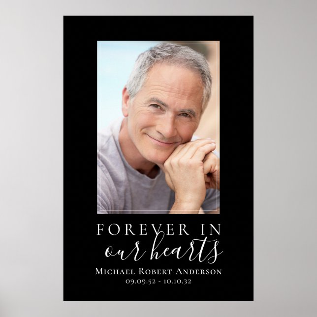 Poster Placa de Boas-Vindas para Funeral Simples e Econôm (Frente)