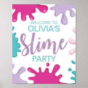 Poster Placa de boas-vindas personalizada para festa de a