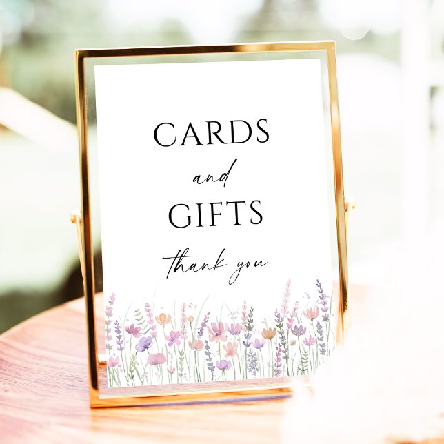Poster Placa de Cartões de Casamento e Presentes de Flor  (Criador carregado)
