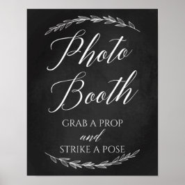 Pôster Placa de Casamento – Placa de Lousa para Fotografi