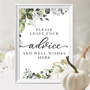 Poster Placa de Conselho para Chá de Bebê de Abóbora com