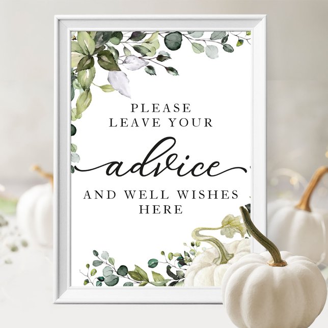 Poster Placa de Conselho para Chá de Bebê de Abóbora com  (Criador carregado)