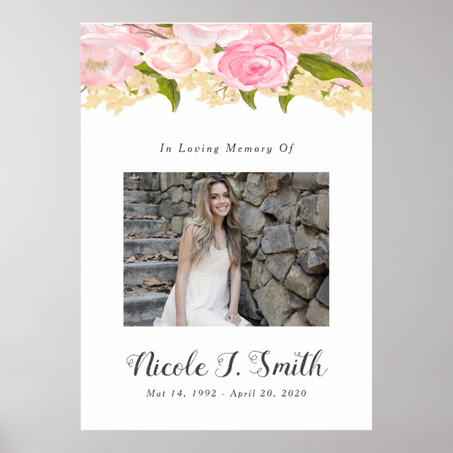 Poster Placa de Festa em Memória Amorosa (Frente)