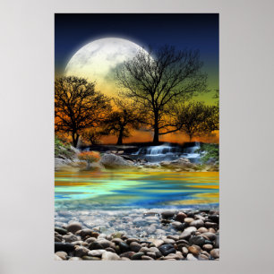 Poster Placa de Fundo de Energia da Terra Design