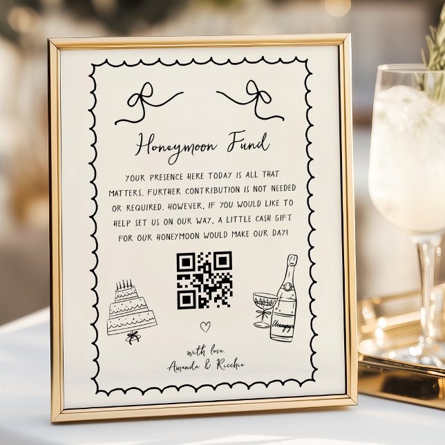 Poster Placa de Fundo para Lua de Mel de Casamento Francê (Criador carregado)
