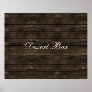 Pôster placa de madeira de celeiro rústico para casamento