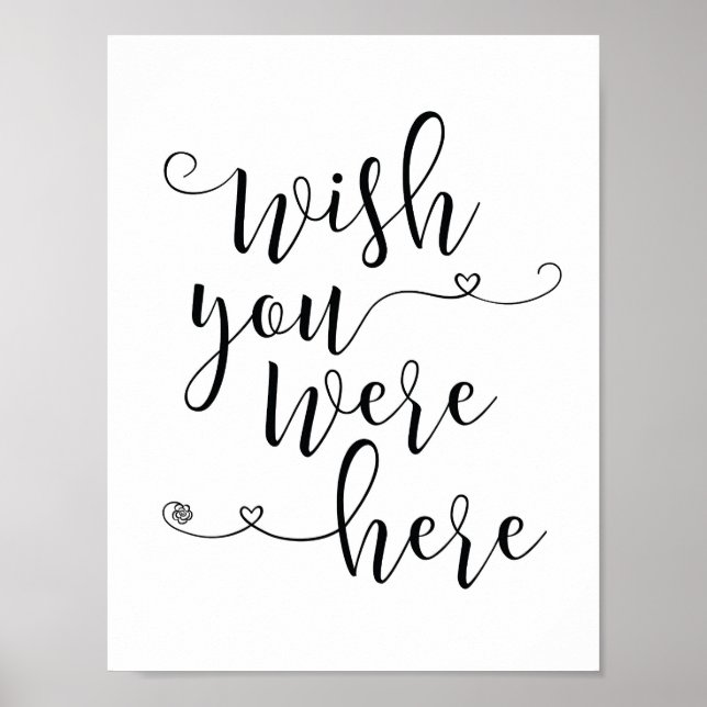 Poster Placa de memória carinhosa - saudades de você aqui (Frente)