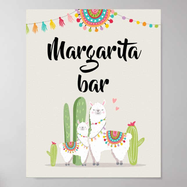 Poster Placa de mesa para chá de bebê da festa da Margari (Frente)