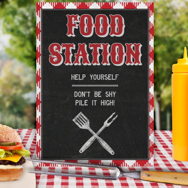 Poster Placa de Mesa para Estação de Alimentação de Anive (Criador carregado)
