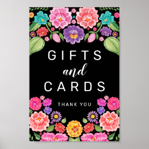 Poster Placa de Presentes e Cartões Fiesta