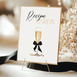 Poster Placa de recebimento de Chás de panela Pérolas e P