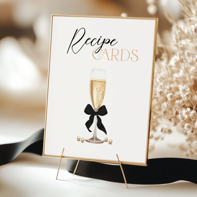 Poster Placa de recebimento de Chás de panela Pérolas e P (Criador carregado)