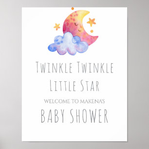 Poster Placa de Twinkle Twinkle Little Star