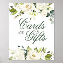 Placa de White Roses Cards & Gifts