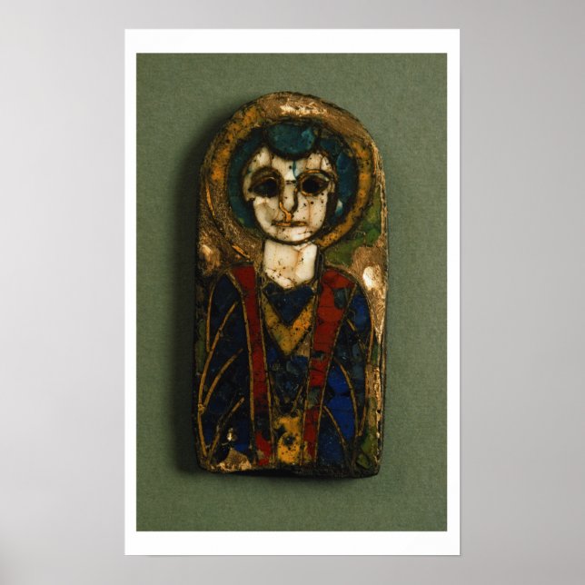 Pôster Placa fundida, que representa um Cristo ou um sant (Frente)