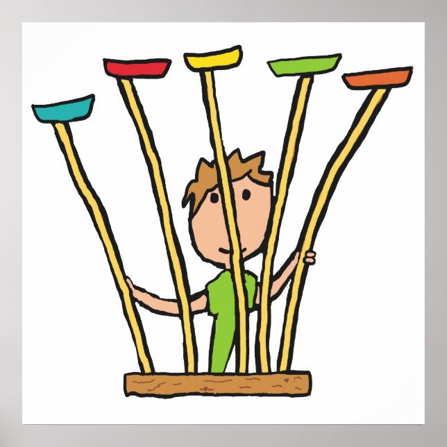 Poster Placa girando (Frente)