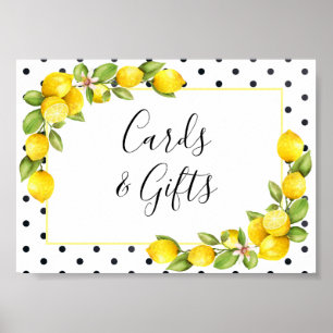 Poster Placa Main Squeeze Lemon Cards and Gifts