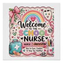 Placa Personalizada para Porta da Enfermaria Escol