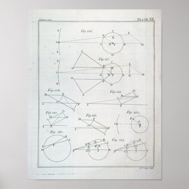 Pôster Placa XX do volume I (Frente)