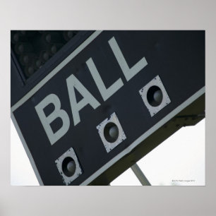 Poster Placar 2 do basebol