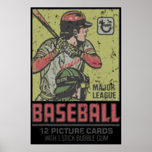 Poster Placas de baseball 1