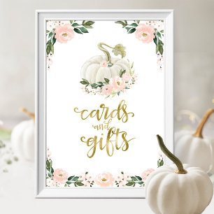 Poster Placas de Bebê de Outono de Sinais de Cartões e Pr