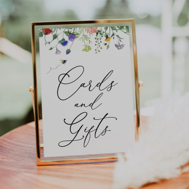 Poster Placas de Cartões e Presentes Flores Silvestres e  (Criador carregado)