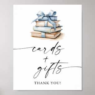 Poster Placas de Cartões e Presentes para Chá de Bebê de