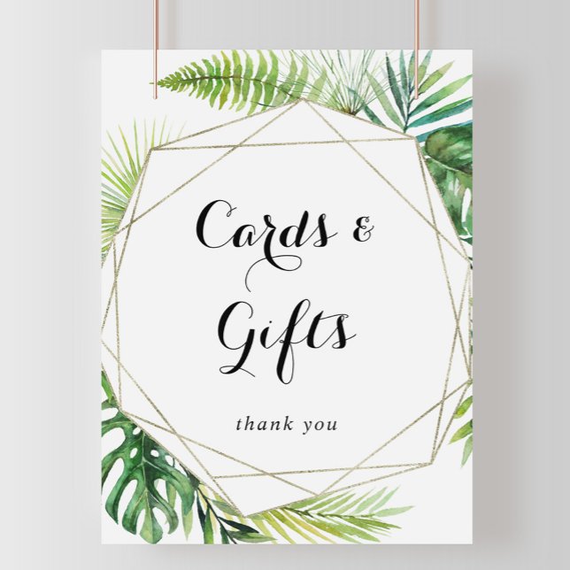 Poster Placas de Destino Geométrico e Presentes (Criador carregado)