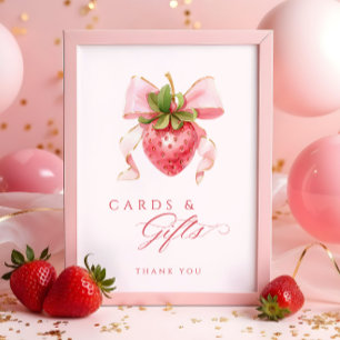 Poster Placas de Mesa e presentes Berry Sweet