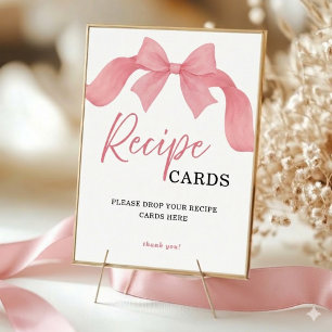 Poster Placas de Sinal de Chuveiro de Noiva com Cartões d